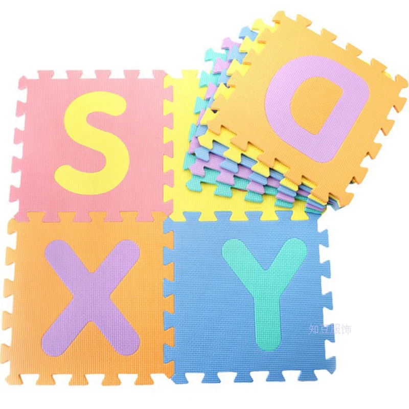 

26 Letters Kids rug baby EVA Mats for children puzzles foam toy Soft floor Carpet play mat boy games gift funny baby girl toy