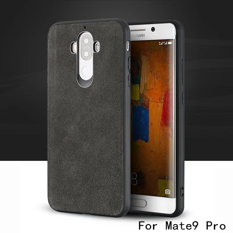 

wangcangli brand All-handmade genuine fur phone case For Huawei Mate9 Pro Comfortable touch all-inclusive phone case