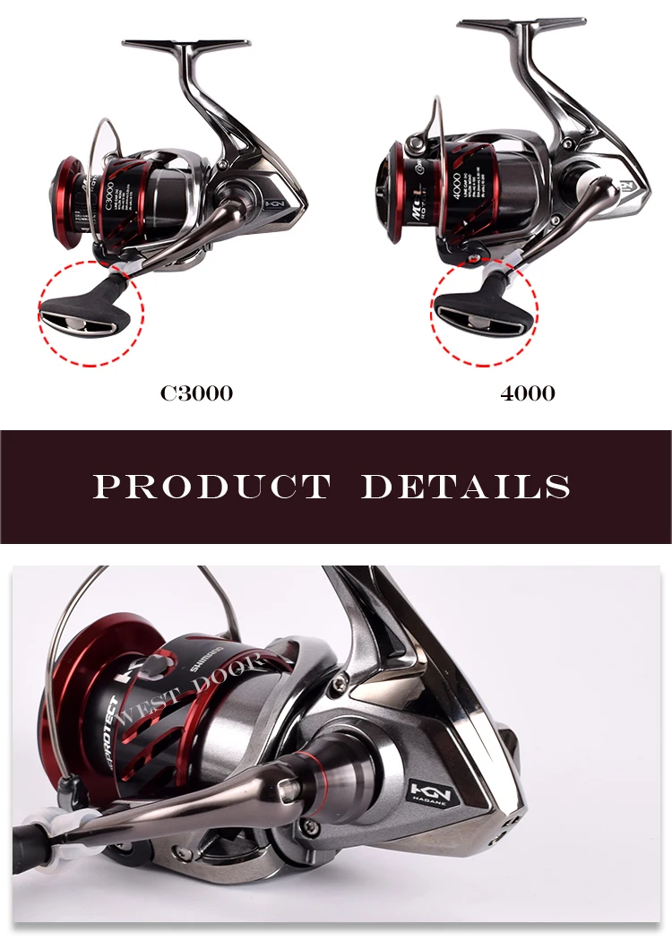 FISHING SPINNING REEL ORIGINAL JAPAN SHIMANO STRADIC CI4+ 1000 C3000 4000 Gear ratio 5.0:1/4.8:1 HAGANE GEAR X-SHIP MGL ROTOR