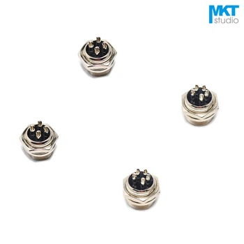 

50Pcs GX16 16mm Male 250V 15A Electrical Aviation Plug Connector 2P/3P/4P/5P/6P/7P/8P/9P/10P