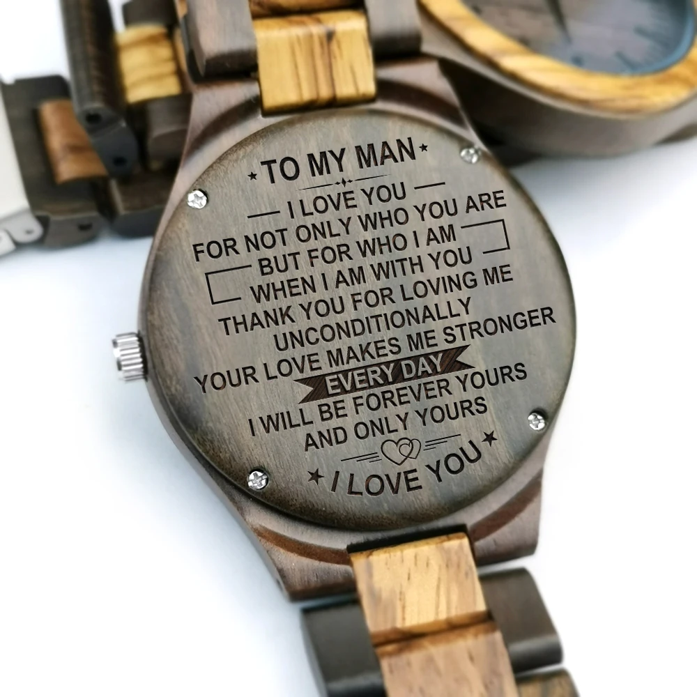Para O Meu Homem-Personalizado Relógio-Mens Watch Presente
