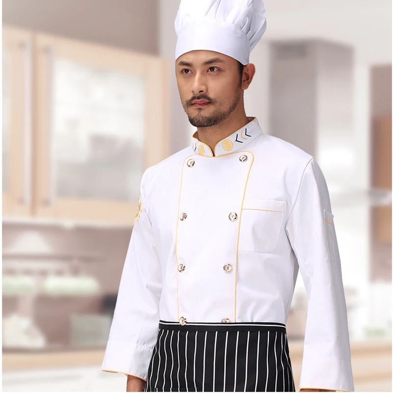 Dragon White Chef Jacket Chef Hat Shirts Clothes All in Sevenstarin Chef Jackets from Novelty