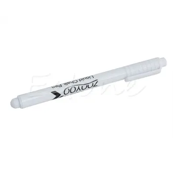 

White Liquid Chalk Pen/Marker For Glass Windows Chalkboard Blackboard New