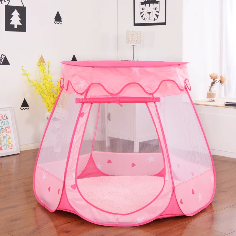 

Pink/Blue Kids Baby Play Tents Safe Fun Indoor Child Game Play House Fashion New Design Ocean Ball Pool Tent