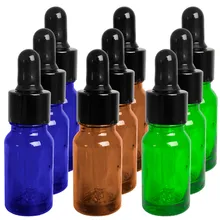 При заказе 1-10 штук Стекло бутылка с чистый флакон-капельница духов, образце, тюбик баночка для Эфирное масло жидкие химические реагенты для пипетки многоразовая бутылка 5/10 мл