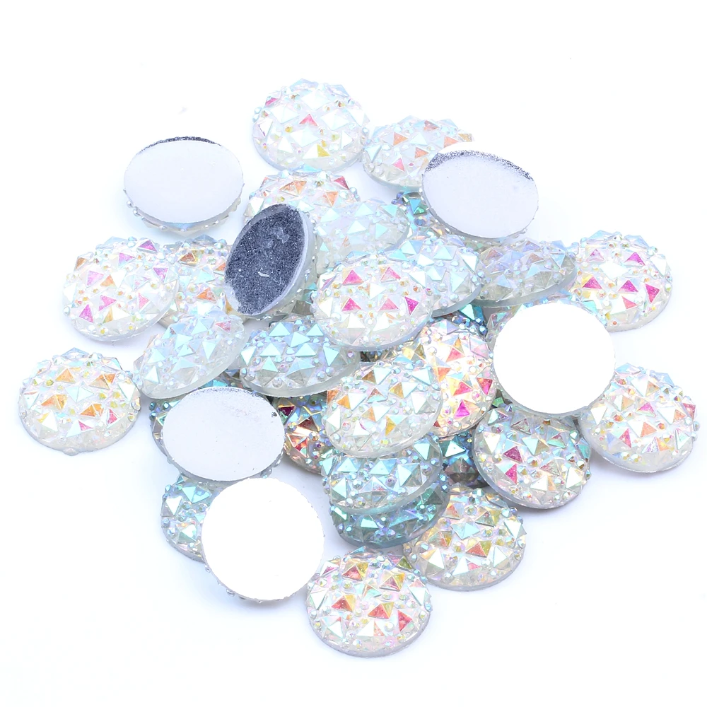 10-40pcs 14mm Round Crystal Acrylic Rhinestone Flatback Ornament Decoration DIY 10-40pcs 14mm Round Crystal Acrylic Rhinestone Flatback Ornament Decoration DIY