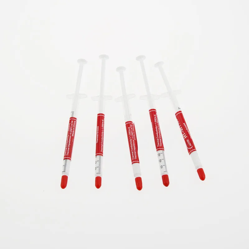 

5pcs 1G Thermal Grease Paste Compound Silicon Scraper CPU HeatSink CPU Processor GPU Cooling Paste Silicone Fan Thermal Paste