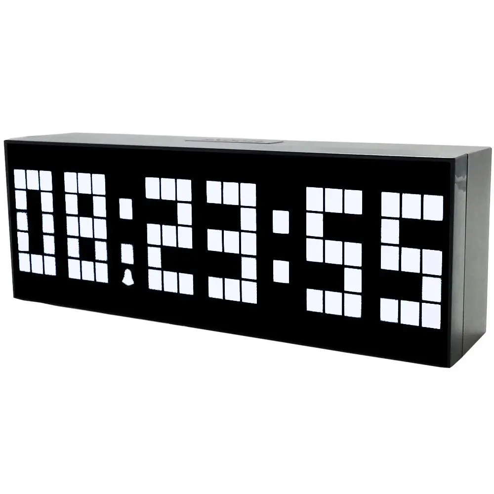  Big Jumbo Digital LED Walll Clock Large Display Wall Decoration Clock Multifunction Table Calendar  - 32534575196