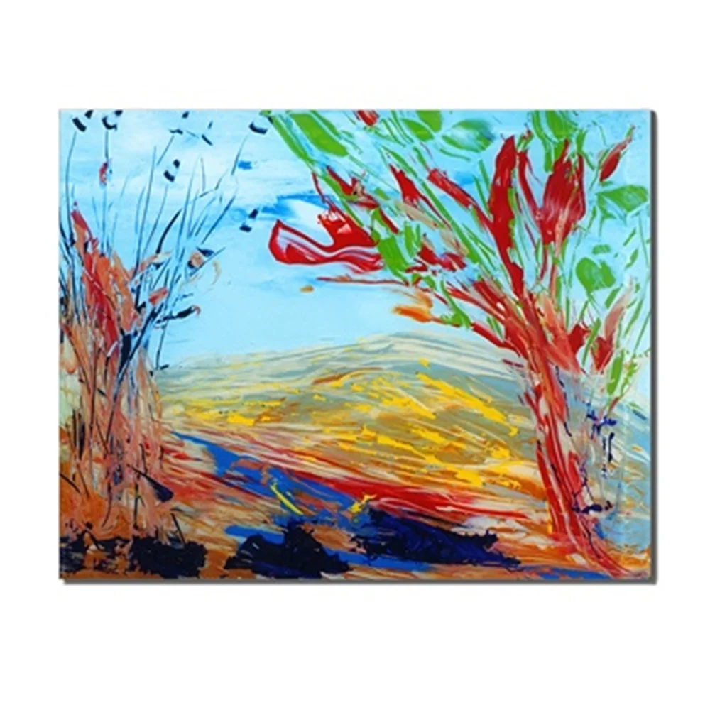

No Frame Abstract Fashion Modern Sea Scenery Canvas Oil Painting Poster Picture Living Room Wall Artwork Printed For Home Decor