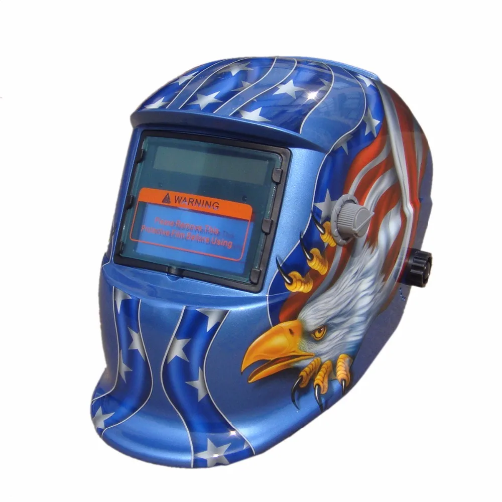LY-BU Eagle Solar auto darkening TIG MIG MMA Electric Welding Mask/Helmet/Welding Lens for Welding Machine OR Plasma Cutter Blue LY-BU Eagle Solar auto darkening TIG MIG MMA Electric Welding Mask/Helmet/Welding Lens for Welding Machine OR Plasma Cutter Blue