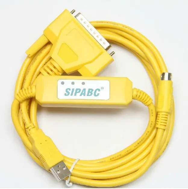 

USB-SC09+ Optical Isolated Programming Cable for FX & A series PLC, WIN7/8