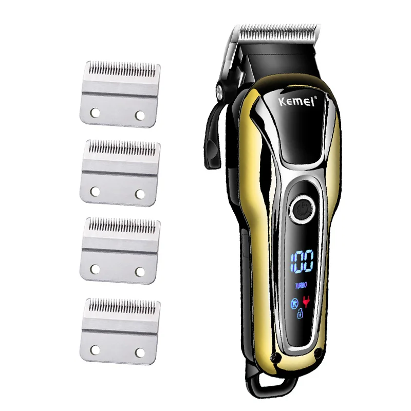 110v 240v Turbocharged Rechargeable Clipper Professional Hair