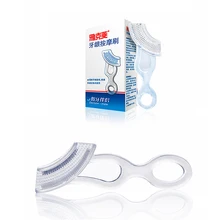 1 шт. Массажная щетка для взрослых, зубная щетка, мягкая силиконовая безопасная зубная щетка, щетка для очистки протезов, протезов, ухода за полостью рта