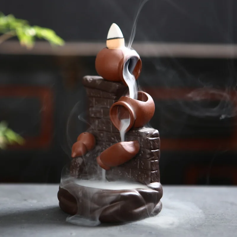 Бесплатная подарочная подставка для благовоний с 20 конусами|incense holder|backflow incense