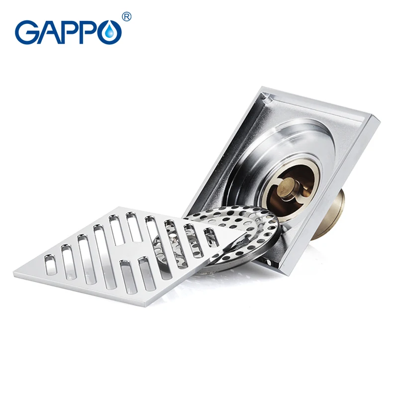 GAPPO Drains квадратный Ванная комната Душ сливной фильтр анти запах Ванна душевой
