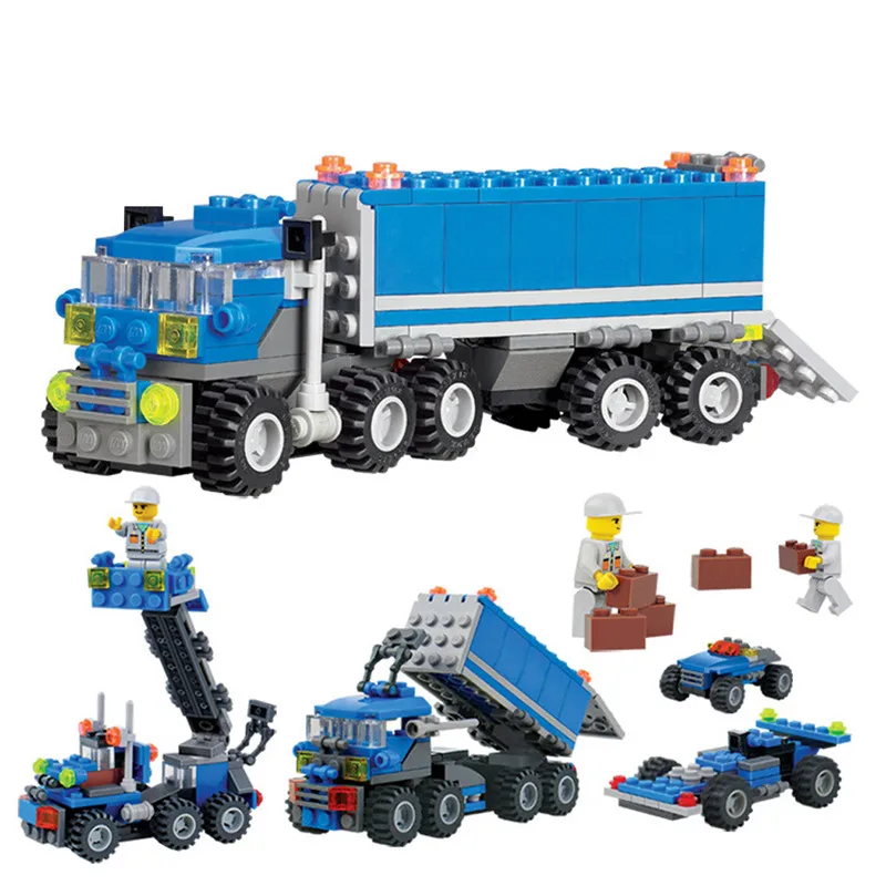 163 Pcs DIY Toys Building Block Truck Sets 4 Changeable styles Toys for children Educational Toy Dumper Intelligent Development 163 Pcs DIY Toys Building Block Truck Sets 4 Changeable styles Toys for children Educational Toy Dumper Intelligent Development