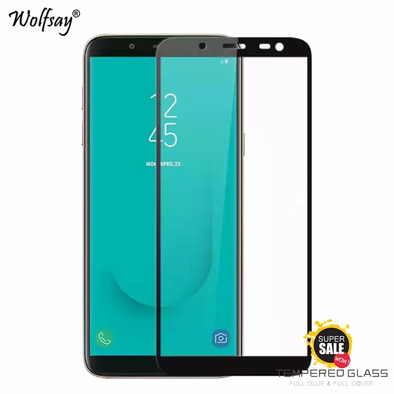 Защитная пленка для экрана Samsung Galaxy J6 2018 закаленное стекло стеклянная телефона J600