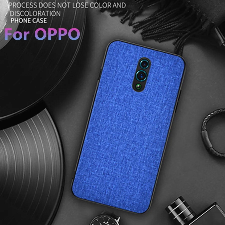 

For OPPO Reno case RX17 Neo A5 a7 a9x A3S F11 R15 R17 Pro case Luxury Fabric for oppo k1 k3 realme 1 2 3 Reno 10x zoom case
