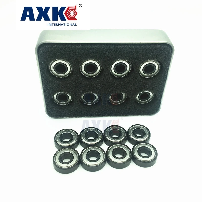 Ролики Axk керамические швейцарские Bsb Speed 608 8*22*7 мм 608z Abec11 белые шарики Zro2 Si3n4