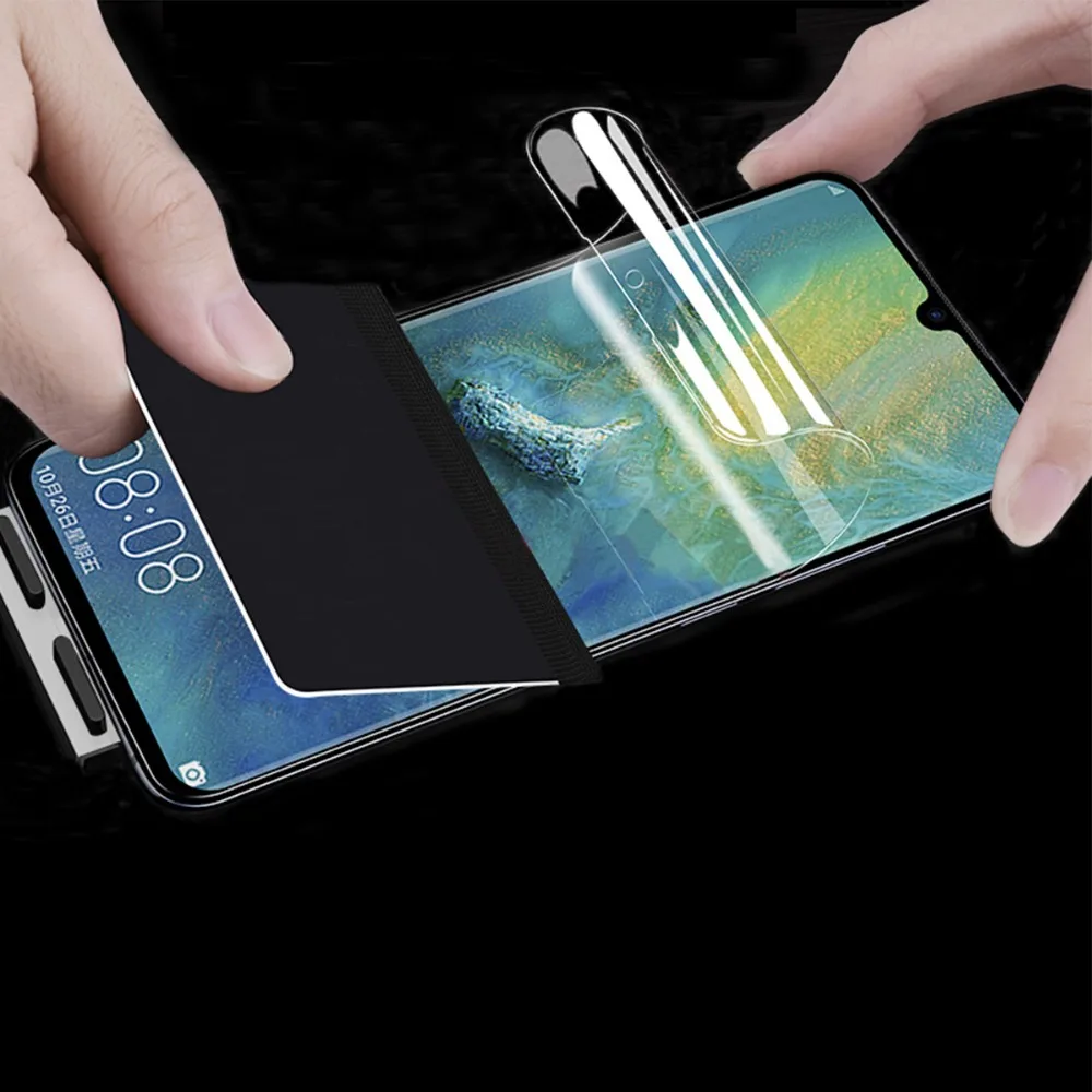 

2PCS Soft Hydrogel Protective Film For Huawei Mate 20 P30 Pro Lite 20X 10 Pro Honor 8X Max TPU Screen Protector Not Glass
