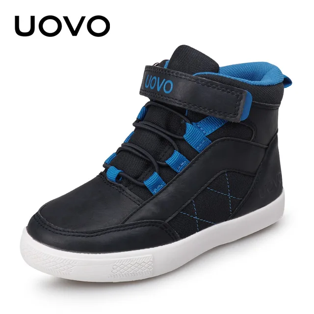 US $24.75 UOVO 2019 New Autumn Winter Kids Walking Shoes Fashion Boys Casual Shoes Children Warm Comfortable 