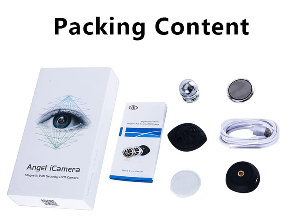 Smar Newest Magnetic WiFi Security DVR Camera Fashion Mini IP Camera 720P Motion Detection Recording (14)