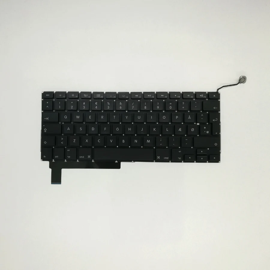 Новая Датская клавиатура с подсветкой и винтовым инструментом для Macbook Pro 15 &quotA1286