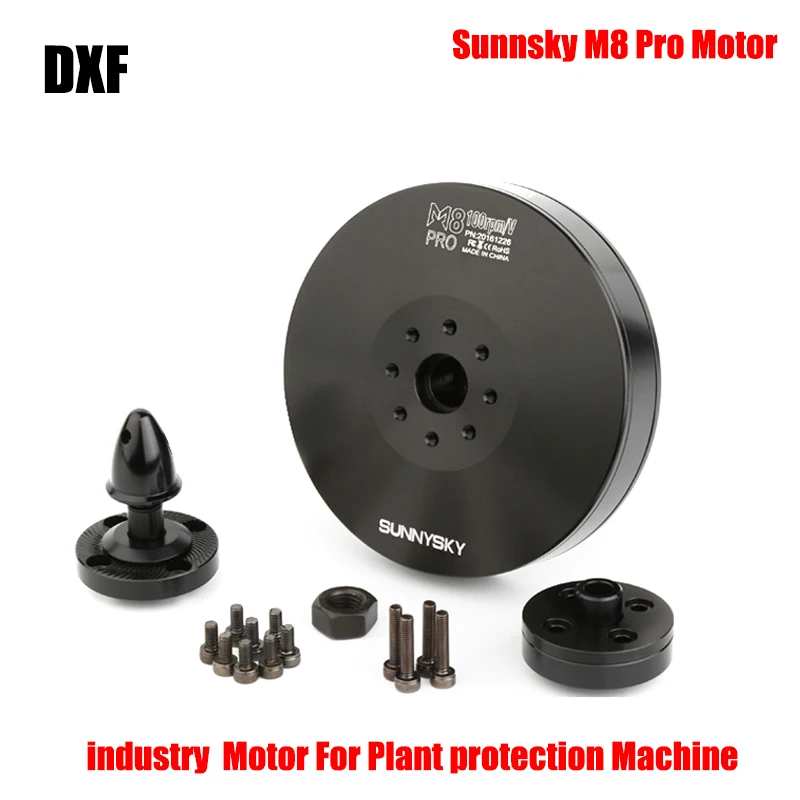 

DXF Oringal Sunnysky M8 Pro-8118 100KV 135KV 170KV 200KV Brushless Motor for RC Multicopters Plant Protection Machine UAV
