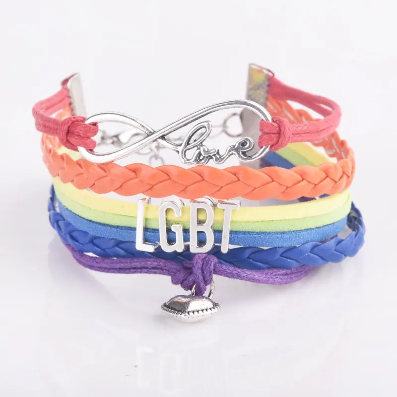 Gay Pride Rainbow Bracelet Friendship Gift
