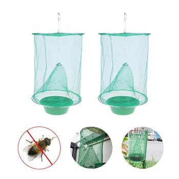 

Pest Control Folding Hanging Fly Catcher Killer Flies Flytrap Zapper Cage Net Trap Garden Home Yard Supplies