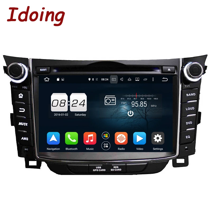 Idoing 2Din 7 Android6 0 7 1 2G 32G Steering Wheel Fit Hyundai I30 font b