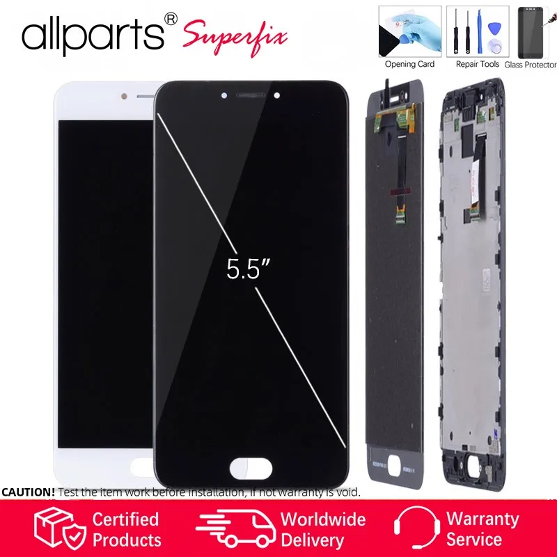 

For Meizu MX6 Display Tested 1920x1080 LCD For Meizu MX6 Display Touch Screen Digitizer Assembly Replacement Parts