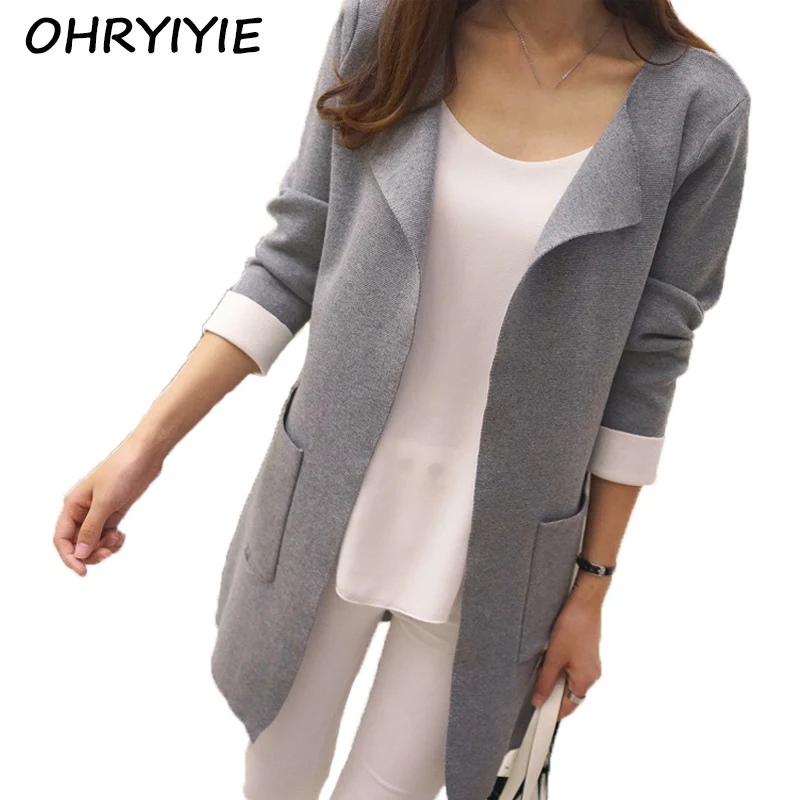 OHRYIYIE Autumn Winter Long Cardigan Sweater Women 2019 New Long Sleeve Knitted Cardigans Female Outerwear Coat Crochet Sweaters OHRYIYIE Autumn Winter Long Cardigan Sweater Women 2019 New Long Sleeve Knitted Cardigans Female Outerwear Coat Crochet Sweaters