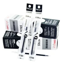 20 шт для кулинарно-деликатесной продукции S765 гелевая ручка повторная заливка 0,38 мм черный полный гелевая ручка заправка чернил