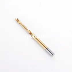 1x1/8 ''Титан N2 Покрытием Из Карбида Одна Односпальная Флейта Чпу Бит 2.5 мм x 22 мм