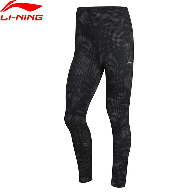 

(Clearance Sale)Li-Ning Women Running Tights Elastic 83%Polyester 17%Spandex Tight Breathable LiNing Sports Pants AULN212 WKY182