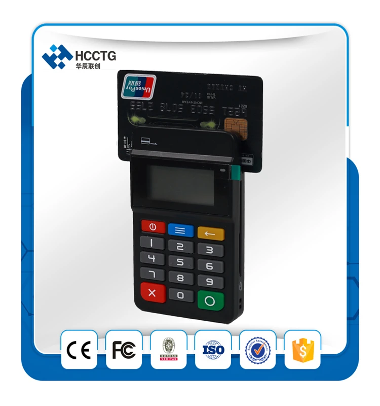 HTY711 Handheld Bluetooth NFC Reader Terminal & Credit Card Reader-in