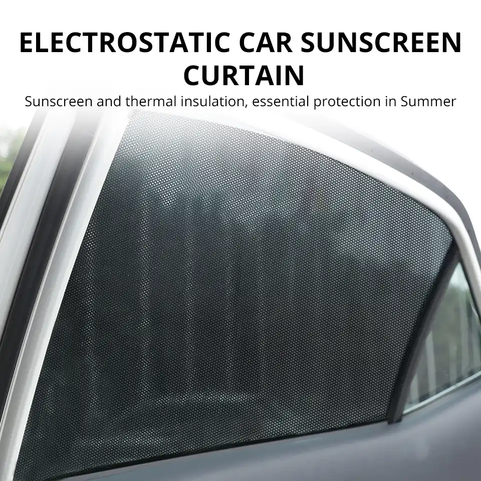 Partol Universal Diy Car Window Sunshade Film Sun Protection