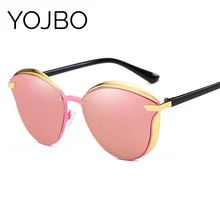 YOJBO брендовые поляризационные солнцезащитные очки женские блокирующие глазури UV400 женские солнцезащитные винтажные Ретро очки зеркальные дизайнерские женские очки