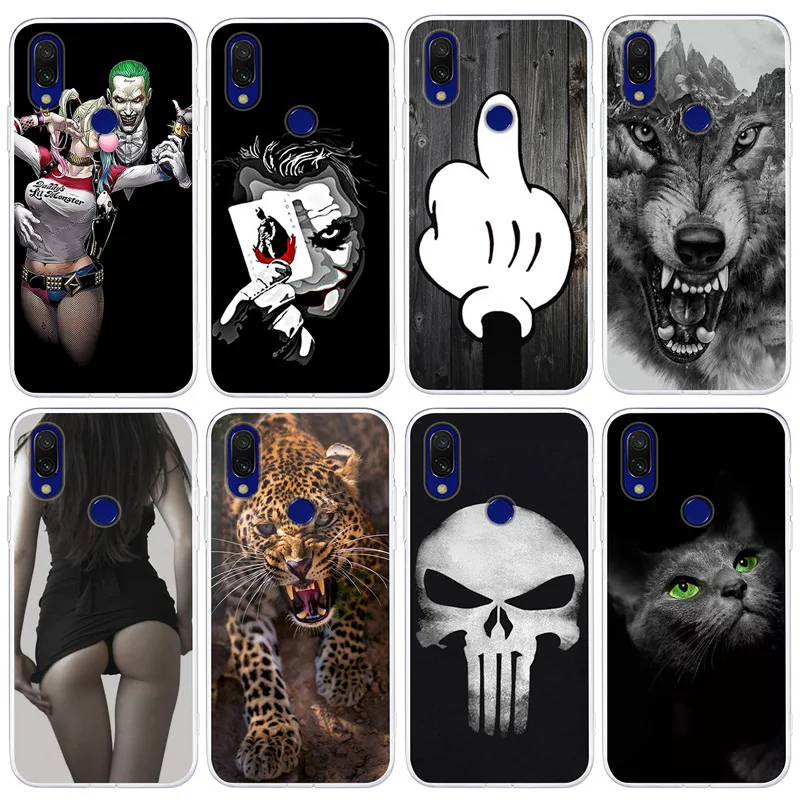 Cases Coque For Xiaomi Redmi Note 7 6.3'' Soft Silicone TPU Novelty Phone Shell Case Cover |