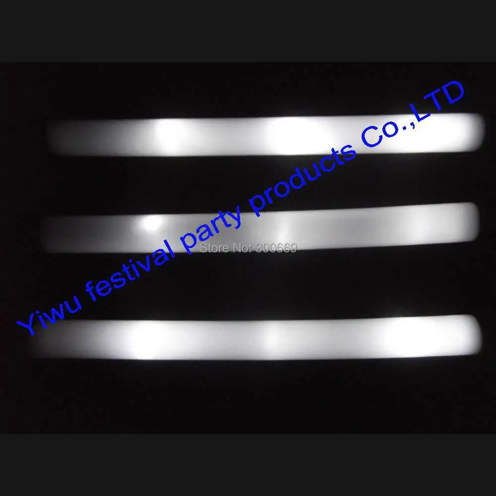 

free shipping light cheering glow foam stick white