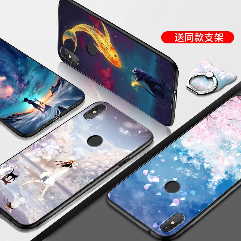

Fundas For Xiaomi Redmi Note 5 Pro Case cover Cartoon Painted Silicone TPU Cover Case For Xiaomi Redmi Note 5 Pro cases