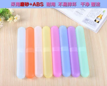 

by dhl or ems 500pcs Portable Toothbrush Box Anti-bacteria Toothbrush Sleeve Breathable Wash Toothbrush Cartridge Protector