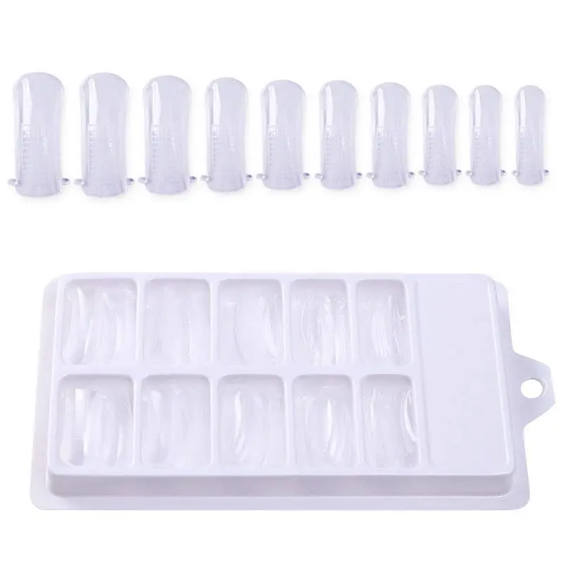 

100pcs/Box Quick Building Poly Gel Mold False Tips Nail UV Extension Builder DIY