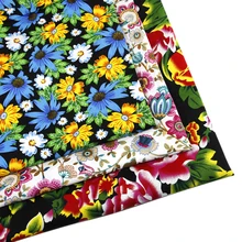 50*140 см Цветочная Лоскутная 100 хлопковая ткань для тканевых детских постельных принадлежностей домашний текстиль для шитья куклы тильда, c745