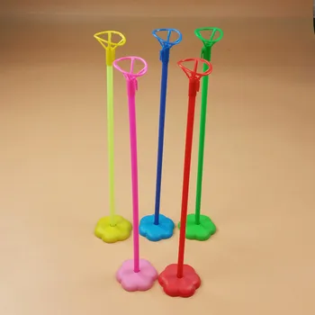 

10pcs 8CM Round Base Table Balloon Stick Stand Wedding Birthday Party Decoration child's birthday party Balloon Accessories