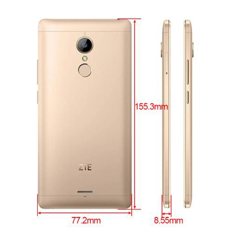 ZTE V5 Pro n940sc 5.5 дюйм(ов) Octa core Android 5.1 мобильный телефон 3 ГБ Оперативная память 16