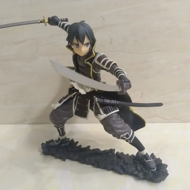 

Anime Sword Art Online Kirito Fourth Generation Ver PVC Action Figure Collectible Model doll toy 17cm
