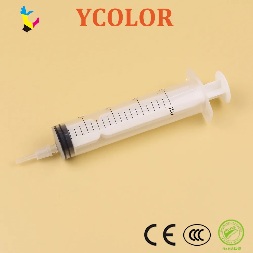 Buy 20ml 6 pcs refill syringe with connector for large format printer