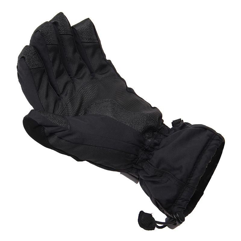 Новые мужские зимние лыжные спортивные водонепроницаемые перчатки-30 градусов теплые лыжные перчатки для катания на сноуборде мотоциклетные перчатки с логотипом, черные